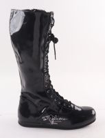 Ted DiBiase Signed Wrestling Boot (Schwartz) at PristineAuction.com