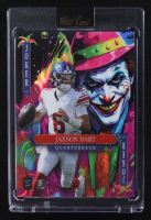 Jaxson Dart 2025 Wild Card Jokers Wild Joker Lava #SDJWM-JDN108 #1/1 RC at PristineAuction.com