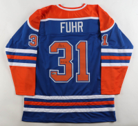 Grant Fuhr Signed Jersey Inscribed "HOF 03" (Schwartz) at PristineAuction.com