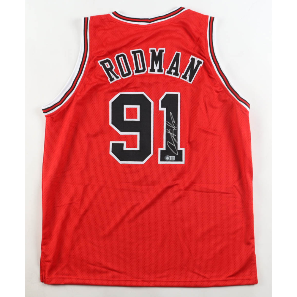 Dennis Rodman Signed Jersey (Schwartz) at PristineAuction.com