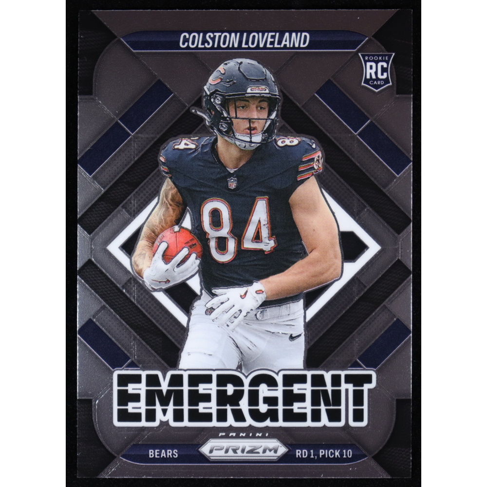 Colston Loveland 2025 Panini Prizm Emergent #20 RC at PristineAuction.com