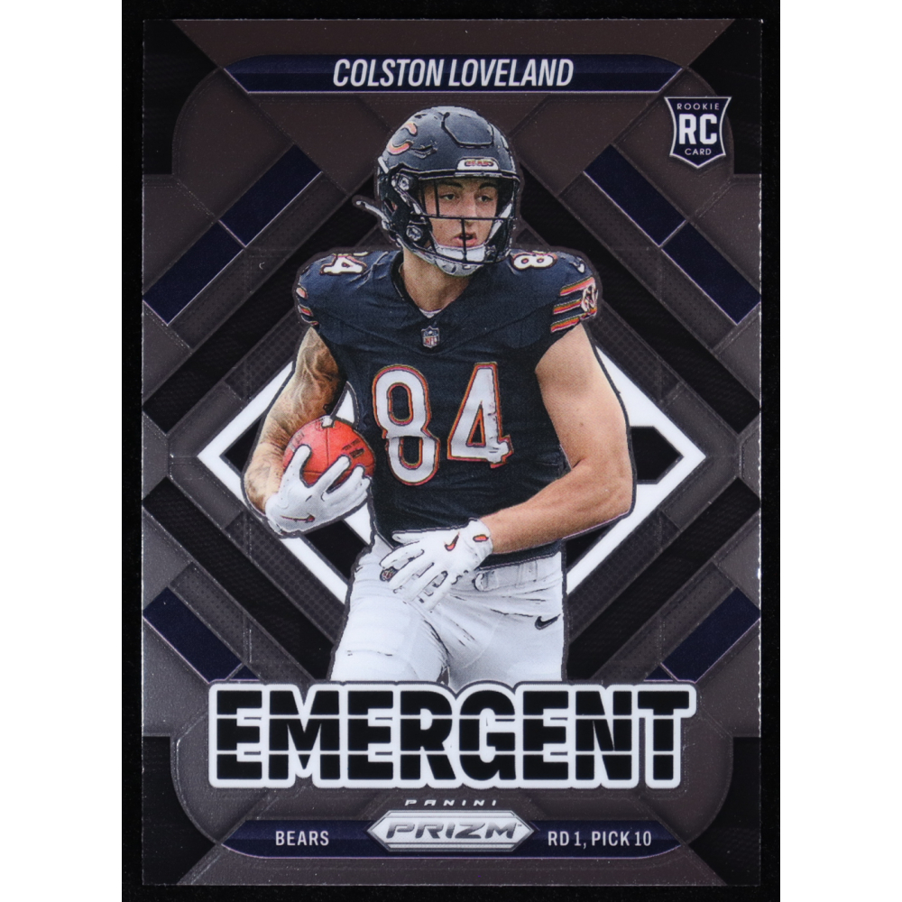 Colston Loveland 2025 Panini Prizm Emergent #20 RC at PristineAuction.com