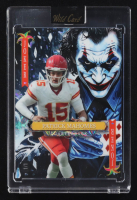 Patrick Mahomes II 2025 Wild Card Jokers Wild Joker Blue Kaleidoscope #SDJWM-PMNF04 #1/1 at PristineAuction.com