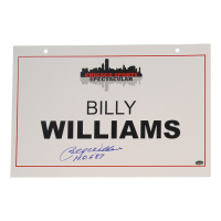 Billy Williams Signed 2024 Chicago Sports Spectacular 11x17 Show Sign Inscribed "H.O.F. '87" (Schwartz) at PristineAuction.com