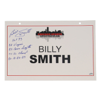 Billy Smith Signed 2024 Chicago Sports Spectacular 11x17 Show Sign with Multiple Inscriptions (Schwartz) at PristineAuction.com
