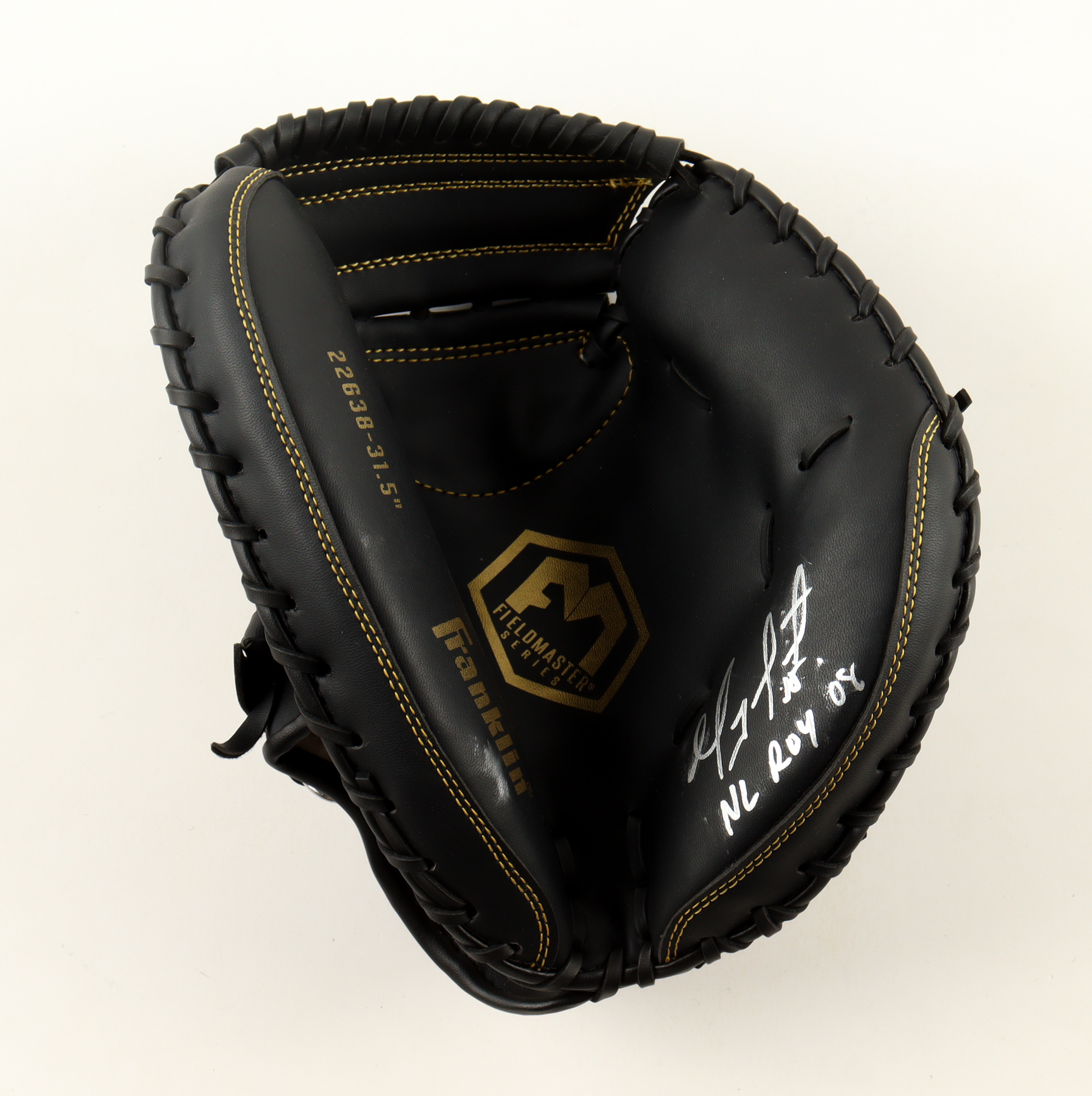 Geovany Soto Signed Franklin FielderMaster Catchers Glove Inscribed "NL ROY 08" (Schwartz) at PristineAuction.com Geovany Soto Signed Franklin FielderMaster Catchers Glove Inscribed "NL ROY 08" (Schwartz) at PristineAuction.com
