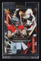Baker Mayfield 2025 Wild Card Jokers Wild Joker Rainbow Foil #SDJWM-BMNP08 #1/1 at PristineAuction.com