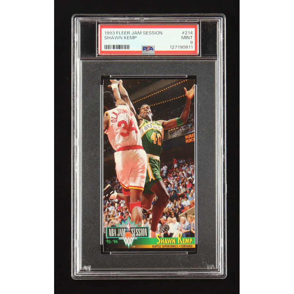 Shawn Kemp 1993-94 Fleer Jam Session #214 (PSA 9) at PristineAuction.com
