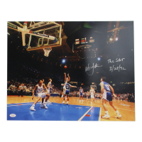 Christian Laettner Signed Duke Blue Devils 16x20 Photo Inscribed "The Shot 3/28/92" (JSA) at PristineAuction.com