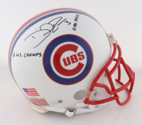 David Ross Signed Cubs Custom Full-Size Authentic On-Field Helmet Inscribed "G-Pa Rossy" & "16 WS Champs" (Schwartz) at PristineAuction.com
