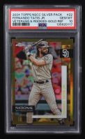 Fernando Tatis Jr. 2024 Topps Chrome National Convention Gold Refractors #MLB22 #41/50 (PSA 10) at PristineAuction.com