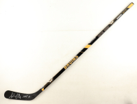 Adam Oates Signed Bruins Logo Hockey Stick Inscribed "HOF 12" (Schwartz) at PristineAuction.com