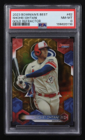 Shohei Ohtani 2023 Bowman's Best Gold Refractors #62 #23/50 (PSA 8) at PristineAuction.com