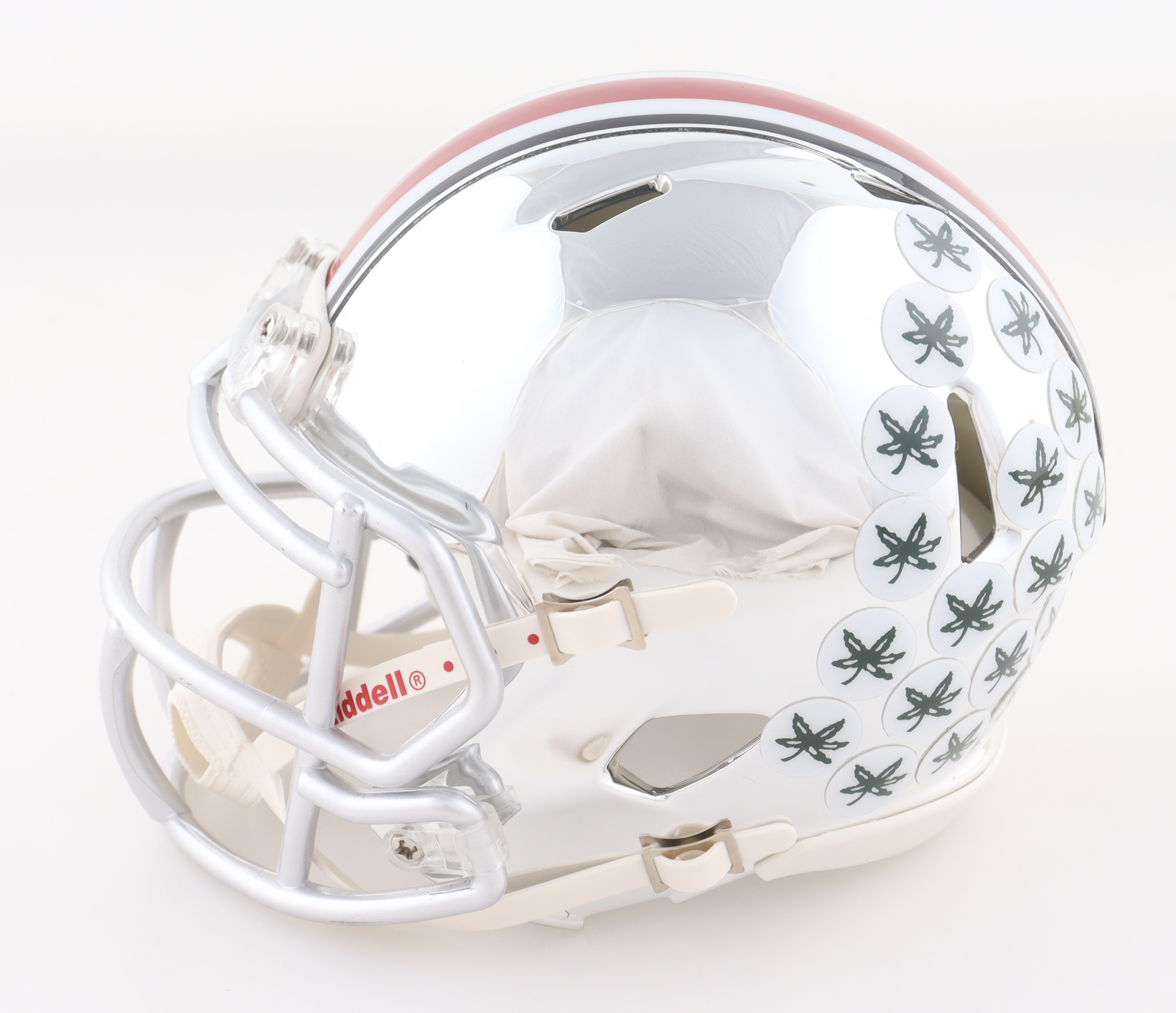 Nick Bosa Signed Ohio State Buckeyes Chrome Speed Mini Helmet (JSA) at PristineAuction.com Nick Bosa Signed Ohio State Buckeyes Chrome Speed Mini Helmet (JSA) at PristineAuction.com