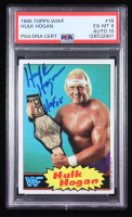 Hulk Hogan Signed 1985 Topps WWF #16 RC Inscribed "HOF 05" (PSA 6) at PristineAuction.com