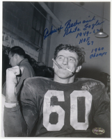Chuck Bednarik Signed Eagles 8x10 Metallic Print Photo with Multiple Inscriptions (PSA) at PristineAuction.com