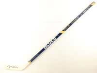 Brett Hull Signed Blues Logo Hockey Stick (Schwartz) at PristineAuction.com