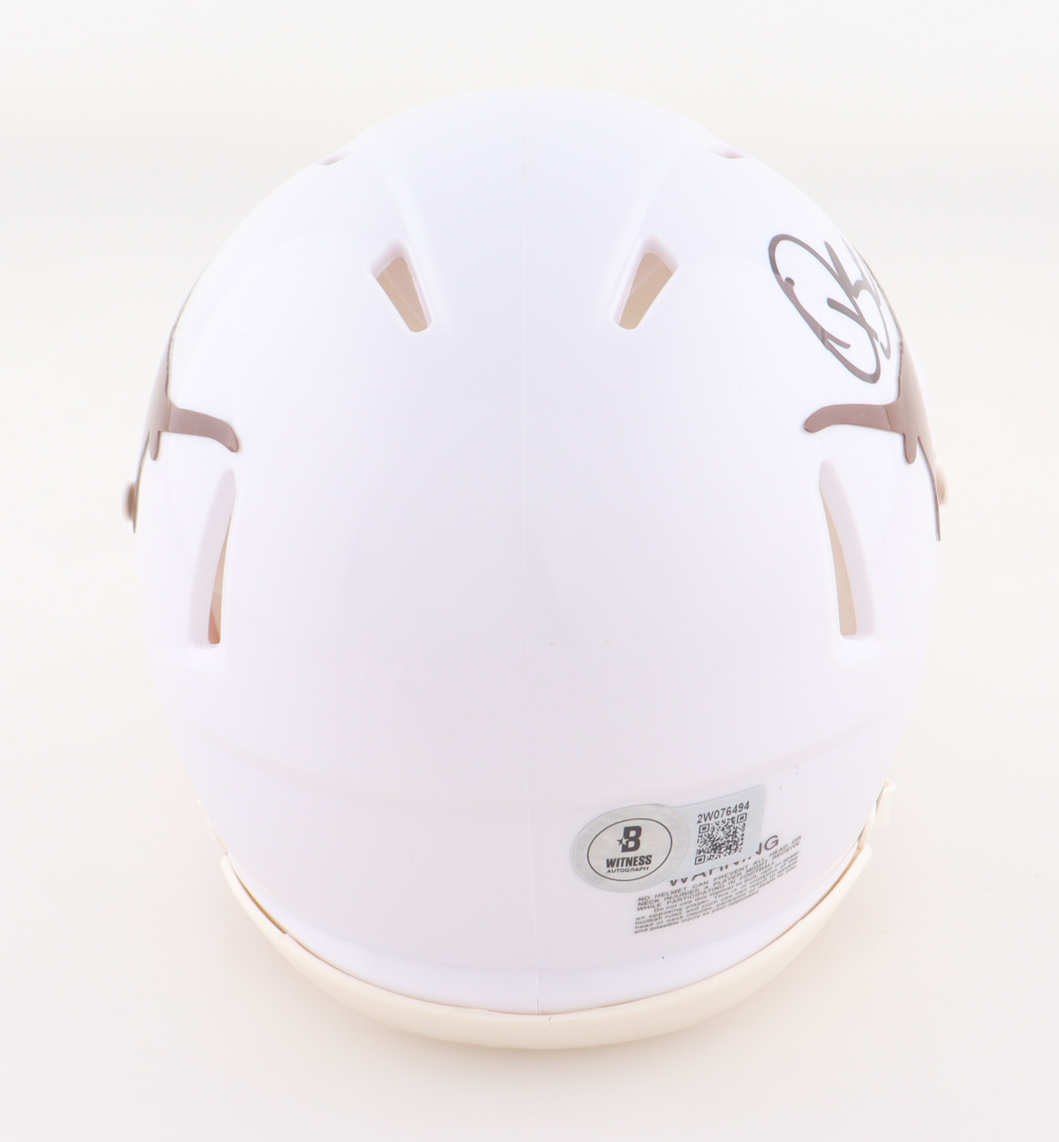 Quinn Ewers Signed Texas Longhorns Speed Mini Helmet (Beckett) at PristineAuction.com Quinn Ewers Signed Texas Longhorns Speed Mini Helmet (Beckett) at PristineAuction.com