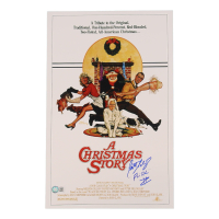 Scotty Schwartz Signed "A Christmas Story" 11x17 Movie Poster Print Inscribed "Flick" (Schwartz) at PristineAuction.com
