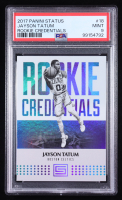 Jayson Tatum 2017-18 Panini Status Rookie Credentials #18 RC (PSA 9) at PristineAuction.com