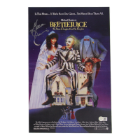 Geena Davis Signed "Beetlejuice" 11x17 Movie Poster (Schwartz) at PristineAuction.com