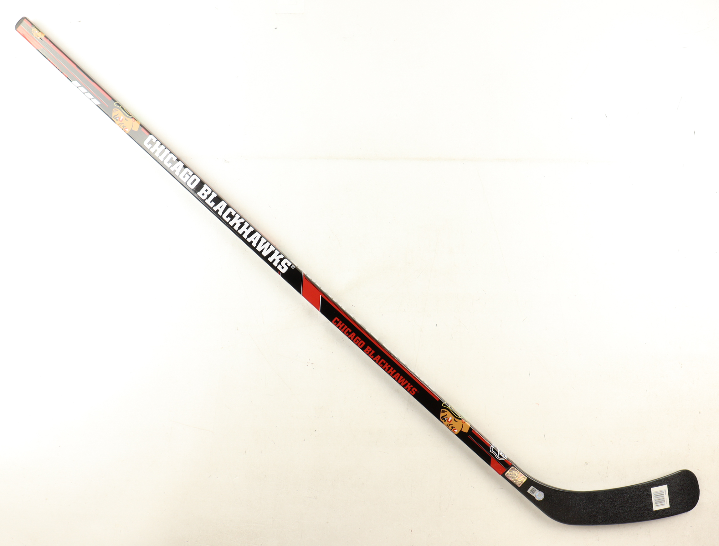 Chris Chelios Signed Franklin Blackhawks Logo Full-Size Hockey Stick Inscribed "HOF 2013" (Schwartz) at PristineAuction.com Chris Chelios Signed Franklin Blackhawks Logo Full-Size Hockey Stick Inscribed "HOF 2013" (Schwartz) at PristineAuction.com