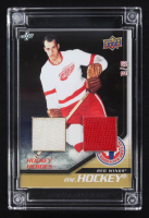 Gordie Howe 2022-23 Jersey Fusion Dual Swatch Game-Worn Memorabilia #GH65 #12/50 at PristineAuction.com