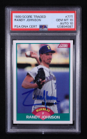 Randy Johnson Signed 1989 Score Traded #77T RC (PSA 10 | Autograph Graded PSA 10) at PristineAuction.com