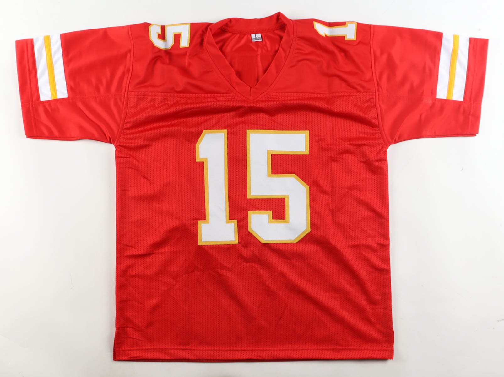 Patrick Mahomes Sr. Signed Jersey Inscribed "The Goat Father" (Schwartz) at PristineAuction.com Patrick Mahomes Sr. Signed Jersey Inscribed "The Goat Father" (Schwartz) at PristineAuction.com