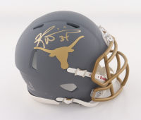 Ricky Williams Signed Texas Longhorns Slate Alternate Speed Mini Helmet (Schwartz) at PristineAuction.com