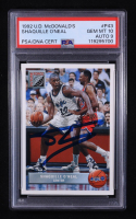 Shaquille O'Neal Signed 1992 Upper Deck McDonald's Future Force #P43 RC (PSA 10 | Autograph Graded PSA 9) at PristineAuction.com