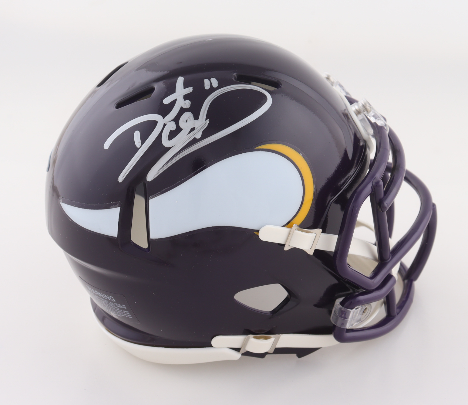 Daunte Culpepper Signed Vikings Speed Mini Helmet (Schwartz) at PristineAuction.com Daunte Culpepper Signed Vikings Speed Mini Helmet (Schwartz) at PristineAuction.com