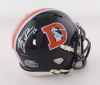 Jake "The Snake" Plummer Signed Broncos Throwback Alternate Speed Mini Helmet (Schwartz) at PristineAuction.com