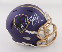 Terrell Suggs Signed Ravens Alternate Speed Mini Helmet (Schwartz) at PristineAuction.com