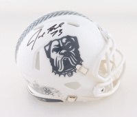 Joe Thomas Signed Browns Salute to Service Alternate Speed Mini Helmet (Schwartz) at PristineAuction.com