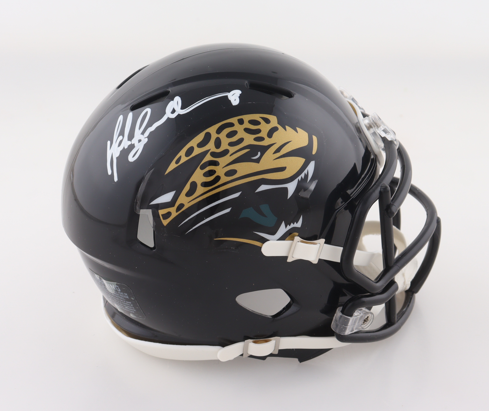 Mark Brunell Signed Jaguars Speed Mini Helmet (Schwartz) at PristineAuction.com Mark Brunell Signed Jaguars Speed Mini Helmet (Schwartz) at PristineAuction.com