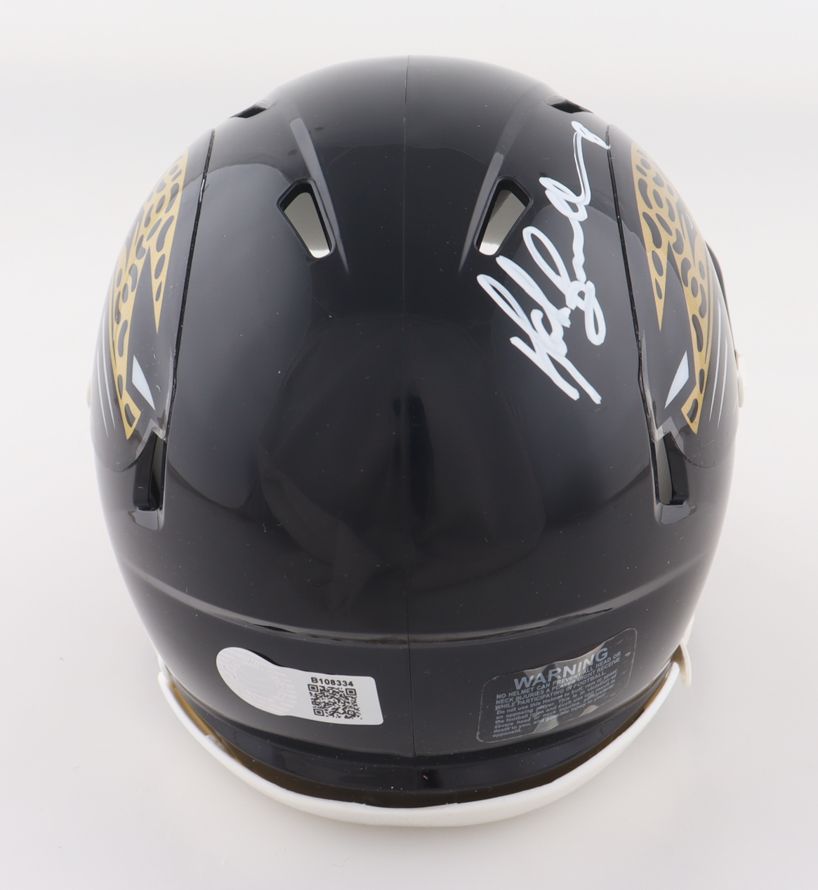 Mark Brunell Signed Jaguars Speed Mini Helmet (Schwartz) at PristineAuction.com Mark Brunell Signed Jaguars Speed Mini Helmet (Schwartz) at PristineAuction.com