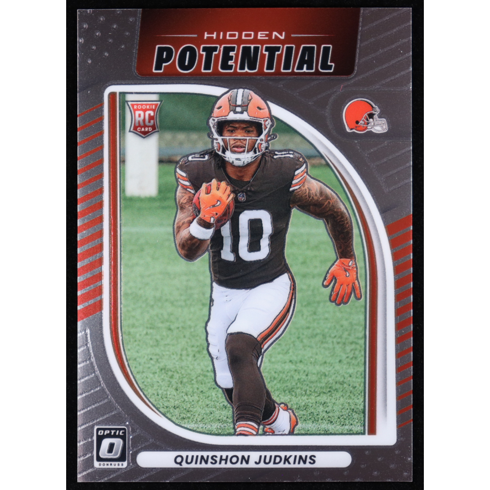 Quinshon Judkins 2025 Donruss Optic Hidden Potential #7 RC at PristineAuction.com