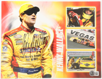 Kenny Wallace Signed NASCAR 8.5x11 Hero Card (Beckett) at PristineAuction.com