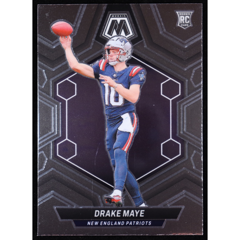 Drake Maye 2024 Panini Mosaic #303 RC at PristineAuction.com
