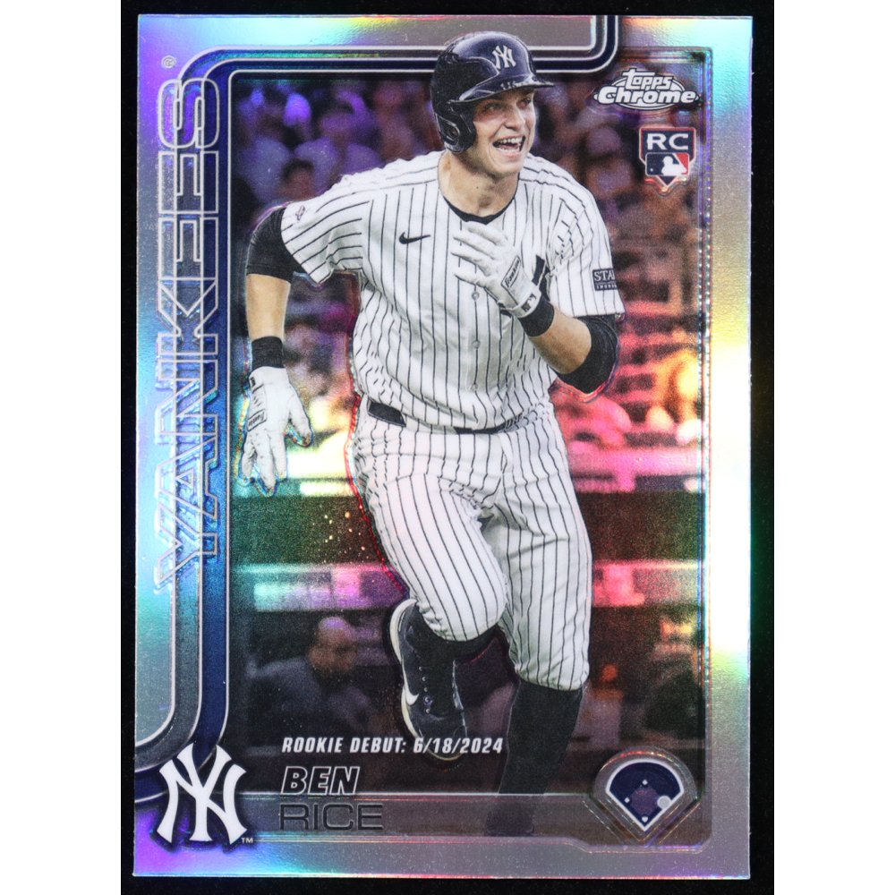 Ben Rice 2025 Topps Chrome Update Refractors #USC138 RC at PristineAuction.com