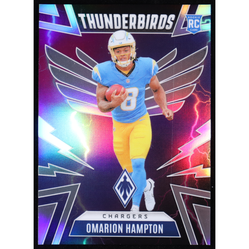 Omarion Hampton 2025 Panini Phoenix Thunderbirds #28 RC at PristineAuction.com