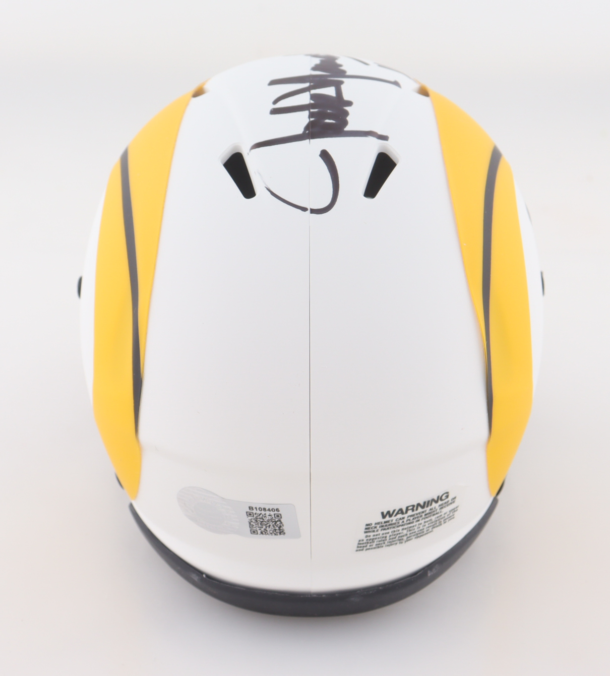 Jack Youngblood Signed Rams Lunar Eclipse Alternate Speed Mini Helmet Inscribed "HOF 01" (Schwartz) at PristineAuction.com Jack Youngblood Signed Rams Lunar Eclipse Alternate Speed Mini Helmet Inscribed "HOF 01" (Schwartz) at PristineAuction.com