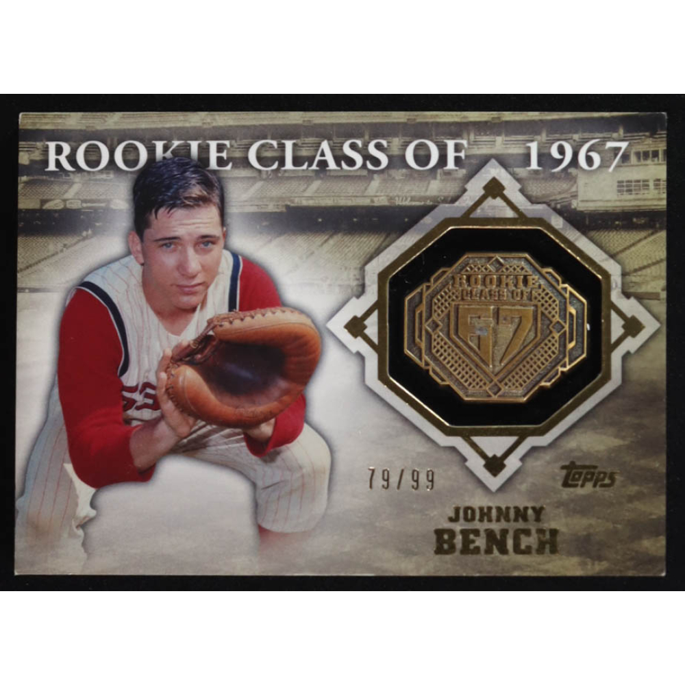 Johnny Bench 2014 Topps Class Rings Gold #CR32 #79/99 at PristineAuction.com