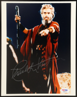 Charlton Heston Signed "The Ten Commandments" 8x10 Photo (PSA) at PristineAuction.com