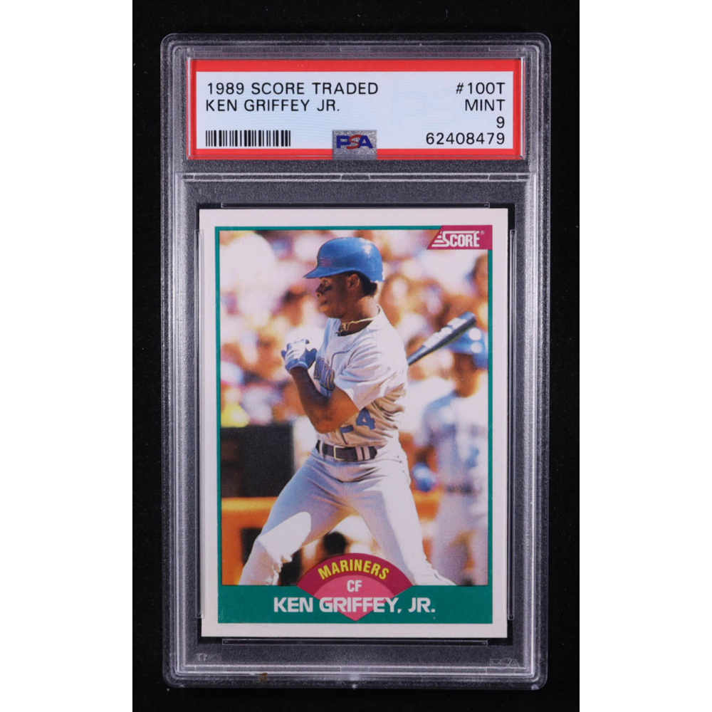 Ken Griffey Jr. 1989 Topps Traded #100T RC (PSA 9) at PristineAuction.com