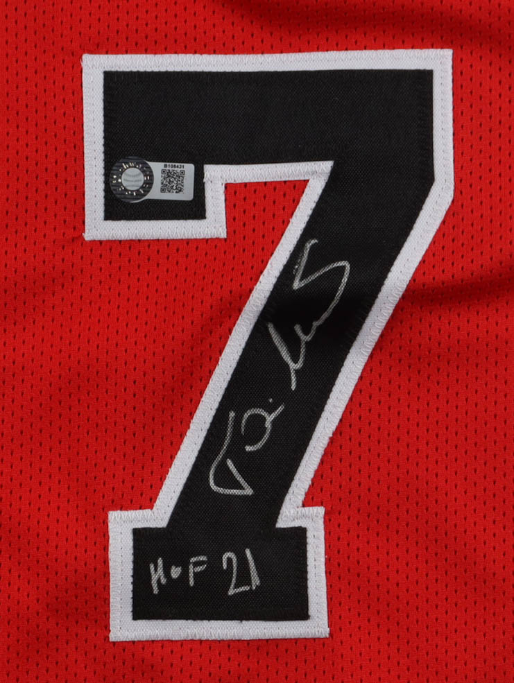 Toni Kukoc Signed Jersey Inscribed "HOF 21" (Schwartz) at PristineAuction.com Toni Kukoc Signed Jersey Inscribed "HOF 21" (Schwartz) at PristineAuction.com
