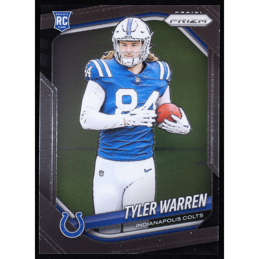 Tyler Warren 2025 Panini Prizm #339 RC at PristineAuction.com