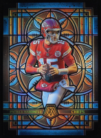 Patrick Mahomes II 2025 Panini Mosaic Stained Glass Oversized #13 at PristineAuction.com
