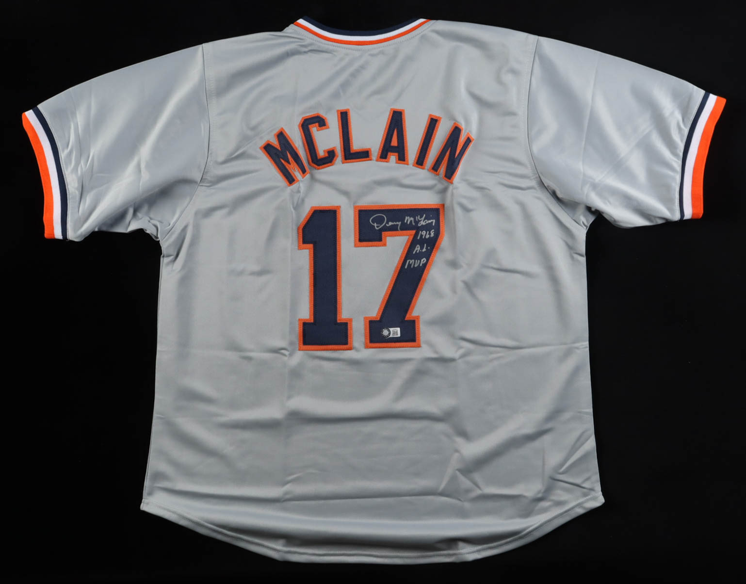 Denny McLain Signed Jersey Inscribed "1968 A.L. MVP" (Schwartz) at PristineAuction.com Denny McLain Signed Jersey Inscribed "1968 A.L. MVP" (Schwartz) at PristineAuction.com